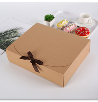 LOGO personnalisé de luxe, petit emballage en papier, boîte-cadeau pour robe de mariée, boîte-cadeau pliable avec fermeture en ruban