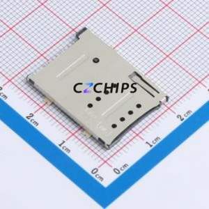 XDSM-0663-0111 SIM Card Connector SMD Connector Flip Cover Type 1.85mm - Product Image 1