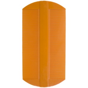 Fine Tooth <b>Comb</b> Large Size Durable For Lice And Dandruff Removal Orange Red Color - Product Image 5