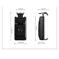 Ventilateur de refroidissement de radiateur de téléphone portable pour Gamer Radiateur de jeu ultra-silencieux Refroidisseur de téléphone de jeu