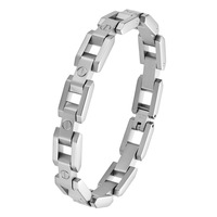 Bracelet jonc unisexe en acier inoxydable plaqué or 18 carats sous vide, style minimaliste tendance, ajustable, best-seller transfrontalier