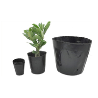 Macetas de Plástico Negras para Cultivo de Lechuga, Macetas de Vivero Personalizadas, Macetas Suaves