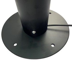 Vertical Mast Lift Hydraulic Adjustable Height <b>Black</b> Aluminum Alloy Coffee <b>Table</b> <b>Sofa</b> Dining <b>Table</b> Use - Product Image 2