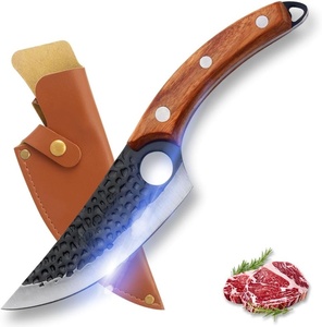 Cuchillo <span class=keywords><strong>de</strong></span> <span class=keywords><strong>carnicero</strong></span> japonés <span class=keywords><strong>de</strong></span> acero inoxidable <span class=keywords><strong>de</strong></span> 6 pulgadas, cuchillo <span class=keywords><strong>de</strong></span> deshuesar vikingo forjado con Funda <span class=keywords><strong>de</strong></span> cuero para <span class=keywords><strong>trabajo</strong></span> <span class=keywords><strong>de</strong></span> <span class=keywords><strong>carnicero</strong></span> - Product Image 2