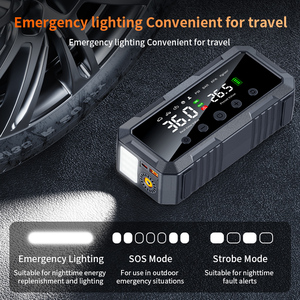 Nouveau 2026 – Démarreur de Voiture 12V à Super Condensateur 10000A 25mm à Double Cylindre, Compresseur d'Air Puissant pour Pneus et Batterie Externe (Power Bank) - Product Image 6