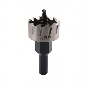 Scie cloche HSS 38 mm fabriquée en Italie pour le perçage du métal et du bois - Product Image 2
