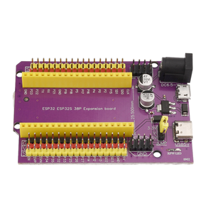 บอร์ดขยาย <span class=keywords><strong>ESP32</strong></span> 38 พิน สีม่วง NodeMCU-32S Lua WIFI พอร์ตอนุกรม <span class=keywords><strong>ESP32</strong></span> 30P <span class=keywords><strong>DEVKIT</strong></span> <span class=keywords><strong>V1</strong></span> โมดูลจ่ายไฟ บอร์ดพัฒนา IoT - Product Image 1
