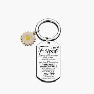 Pendentif porte-clés gravé en métal papillon cadeau transfrontalier porte-clés pendentif en acier inoxydable - Product Image 4