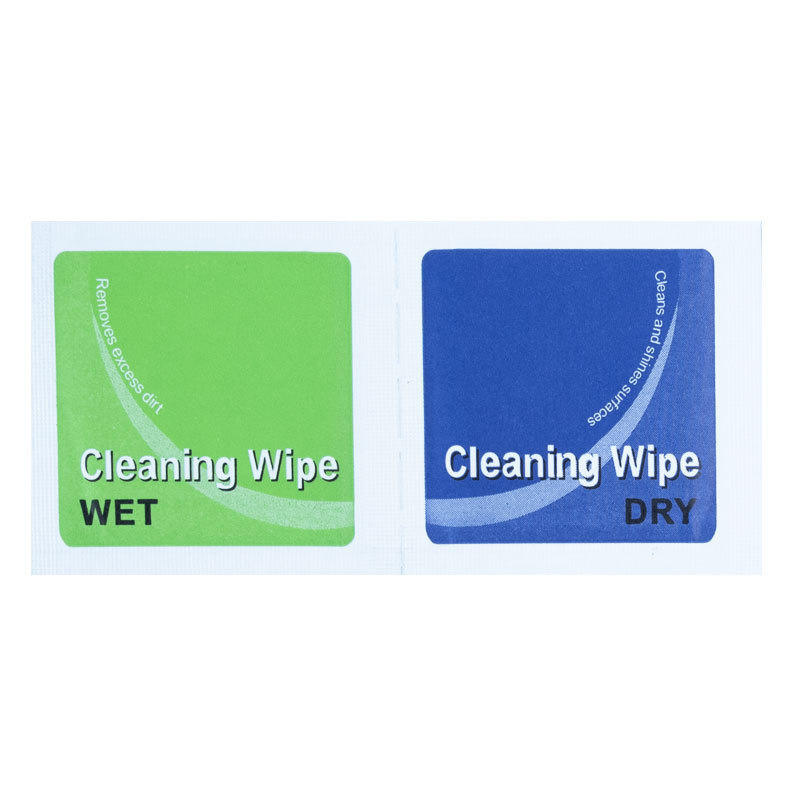 กรีน 12 แพ็คแบบแห้งและเปียก ขนาด 6*6 ซม.