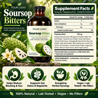 Service OEM Marque Blanche : Boisson Liquide Herbal Amère de Corossol, Complément Alimentaire pour la Santé Intestinale, Formule Personnalisée