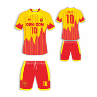 Jersey Sepak Bola Kustom dengan Sublimasi Penuh, Nama dan Nomor Tim Anda, OEM Dropship.