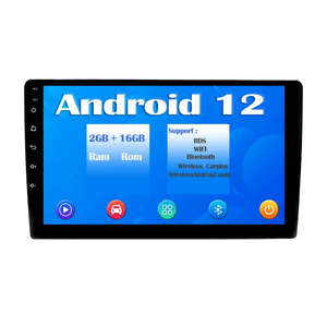 Carplay inalámbrico de 9 pulgadas, 2 Din, doble Din, <span class=keywords><strong>Android</strong></span> 12, reproductor de DVD para coche para GPS, Universal, AutoRadio, unidad principal de Audio estéreo, pantalla - Product Image 1