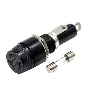 Portafusibile in Ceramica Nero da 250V 30A con Montaggio a Vite - Product Image 5