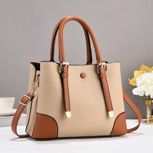 Bolso Tote Casual para Mujer con Correa Extraíble, Cuero de Microfibra Saffiano, Estilo Clásico, Cierre de Solapa, Bolso de Mano Duradero para Uso Diario - Product Image 3