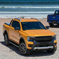 Marchepieds latéraux Nerf Bars pour Ford Ranger P703 2023 2024, 2 pièces, aluminium et plastique