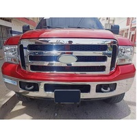 4x4 OffRoad Auto Parts Autres accessoires extérieurs ABS Chrome voiture calandre supérieure pare-chocs gril Parrilla adapté pour F250 2005-2007