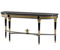 Console classique royale populaire, haute personnalisation, cadre en bois massif de haute qualité avec salon en acier inoxydable