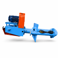 Pompe centrifuge submersible verticale robuste pour boues, liquides abrasifs et traitement minier sous fosse