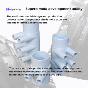 Áp lực cao 2 inch 4 cách PVC nước đa dạng Combo Massage vòi nước bao gồm ống nước cầm tay phụ kiện đường ống - Product Image 3