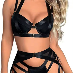Mujeres ahueca hacia fuera el arnés <span class=keywords><strong>erótico</strong></span> Ropa interior Teddy Body Sensual Camisón Mujeres Niñas Lencería sexy - Product Image 5