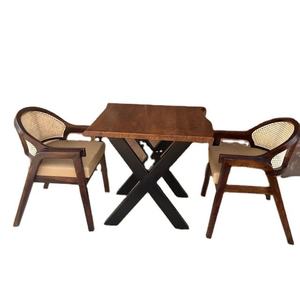 High Quality Modern Luxury Tufted Leather Wood Dining <b>Chairs</b> for Hotel Apartment Entry Home Furniture - Product Image 1