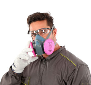 UT 7502 Suministro Directo de Fábrica, Máscara de Media Cara de Silicona 7502 <span class=keywords><strong>con</strong></span> Doble <span class=keywords><strong>Filtro</strong></span>, Protección Facial - Product Image 1
