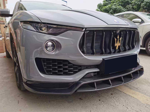 Kits de carrosserie en fibre de carbone de haute qualité style LD pour <span class=keywords><strong>Maserati</strong></span> <span class=keywords><strong>Levante</strong></span> : Nouvelle lèvre avant, pare-chocs, lèvre arrière, lame de garde-boue, diffuseur de pare-chocs - Product Image 4
