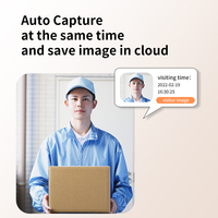 Timbre Inteligente con Intercomunicador Visual AI, Videoportero Eléctrico MINI con Cámara WIFI y Almacenamiento en la Nube, Sistema de Seguridad para el Hogar