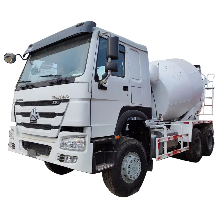 HOWO Sinotruk Low Price Truck Mounted Concrete Transit Mixer 8m3 10m3 12m3 Mixing Camion