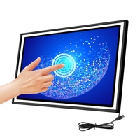 Écran tactile infrarouge YINGTOUCH 23,6 pouces, cadre haute sensibilité pour utilisation en basse luminosité, interface USB 16:9, couleur noire pour les entreprises