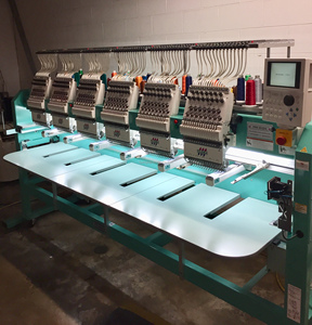 Máquina de Bordar Computarizada <span class=keywords><strong>TAJIMA</strong></span> de Alta Velocidad, de 6 Cabezas y 15 Agujas, <span class=keywords><strong>Usada</strong></span>, Industrial - Product Image 6