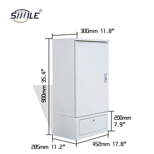 CHNSMILE OEM Custom 144-Port Optical Distribution Frame (ODF) Fiber Cross-Connect <b>Cabinet</b> with Stainless Steel IP65 Protection - Product Image 2