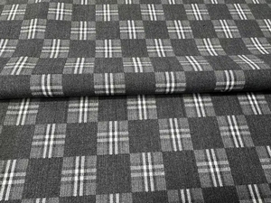 Trong Kho 4-Cách Căng Đôi Dệt Vải 63% Polyester 33% Rayon 4% Spandex Sợi Nhuộm Tartan Cho Phù Hợp Với Áo Khoác Dresses - Product Image 5