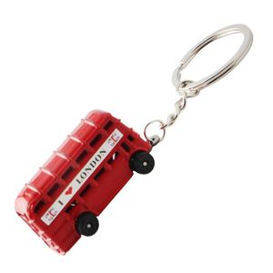Llavero Metálico de Estilo Caricatura con Diseño Creativo de Autobús Rojo Conmemorativo de Londres, Buzón y Cabina Telefónica, Vehículo Todoterreno, ¡Gran Venta! - Product Image 3