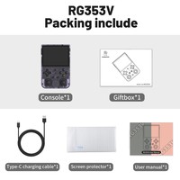 Console de jeu portable vidéo de haute qualité au prix d'usine, marque LP, rétro RG353V, 32 Go, 3,5 pouces, 640*480, RK3566, Wi-Fi, Android 13