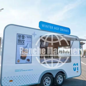 Stainless Steel Food Truck Mobile Street <b>Bbq</b> Snack Food Trailer Beer Trailer Fast Food Snack Cart - Product Image 1
