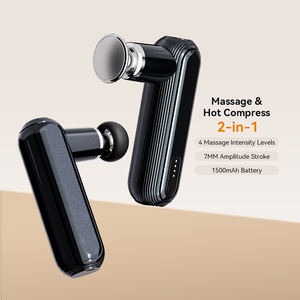 Pistola de Masaje Profesional de Percusión Eléctrica Recargable, Mini, Portátil, con Calor, para Masaje de Tejido Profundo, para Uso Corporal Completo y Deportivo - Product Image 2