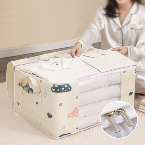 Bolsas de Almacenamiento de Ropa Plegables Modernas y Sencillas, de Tela No Tejida, a Prueba de Polvo y Humedad, para Uso en el Dormitorio - Product Image 3