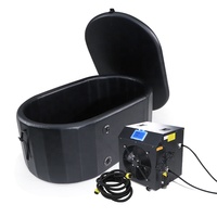 Refroidisseur d'eau portable 1 CV au design moderne avec filtre pour la récupération sportive et l'utilisation en villa – Écologique
