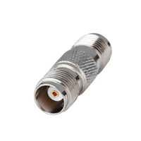 Brass TNC Female Jack to Female Jack Barrel Coupler 50Ohm RF Coaxial Adapter Connector for Electrical Communication Equipment
