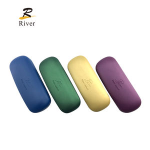 卸売カスタムロゴ生地リネン眼鏡金属ケースサングラス包装ボックス眼鏡ケース - Product Image 1