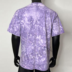 Usine Impression Personnalisée Teinture À Manches Courtes Coton Hommes T-shirts - Product Image 6