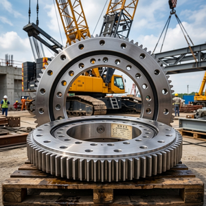Rodamiento de Giro de Bolas de Una Hilera de Gran Diámetro con Engranaje Externo de Alta Demanda, Rodamiento de Giro de Bolas de Una Hilera de <span class=keywords><strong>3</strong></span> Metros de Diámetro - Product Image 4