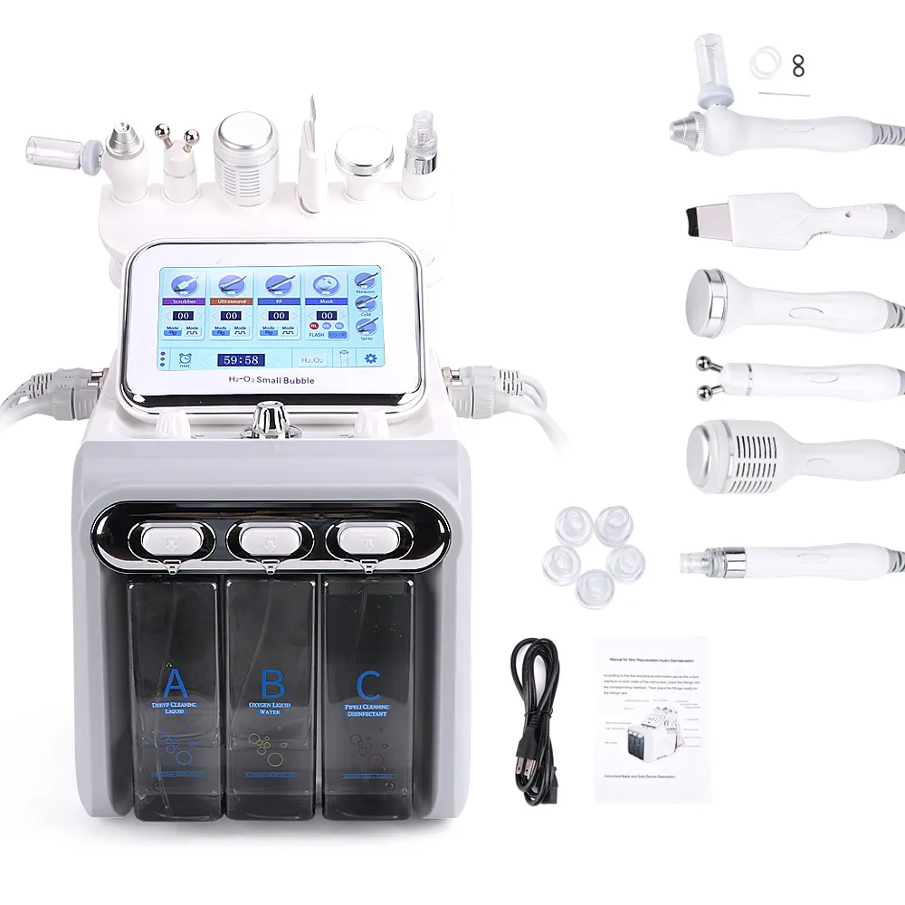 2024 Oxygen Jet Aqua Peel Up Oxygen Hydra Deep Cleansing Facial Machine Hydra Microdermabrasion Machine Peel Hydra Machine