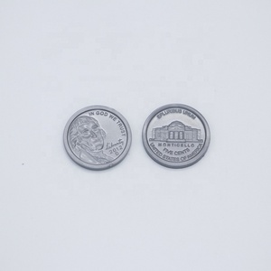 Pièces de monnaie personnalisées en plastique écologique de 1 et <span class=keywords><strong>2</strong></span> <span class=keywords><strong>euros</strong></span> pour souvenirs commémoratifs modernes - Product Image 4