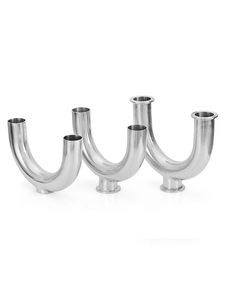 Té de tuyau en forme de U de qualité sanitaire en acier inoxydable pour l'industrie des soins de santé et pharmaceutique - Product Image 2