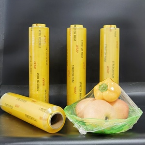 Cina fabbrica 30 cm PVC trasparente pellicola di plastica per alimenti freschi pellicola <span class=keywords><strong>500</strong></span> metri - Product Image 5