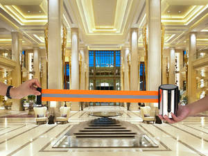 磁気バリア2025,壁マウント格納式ベルトバリア10m壁取り付けプラスチック製 - Product Image 5