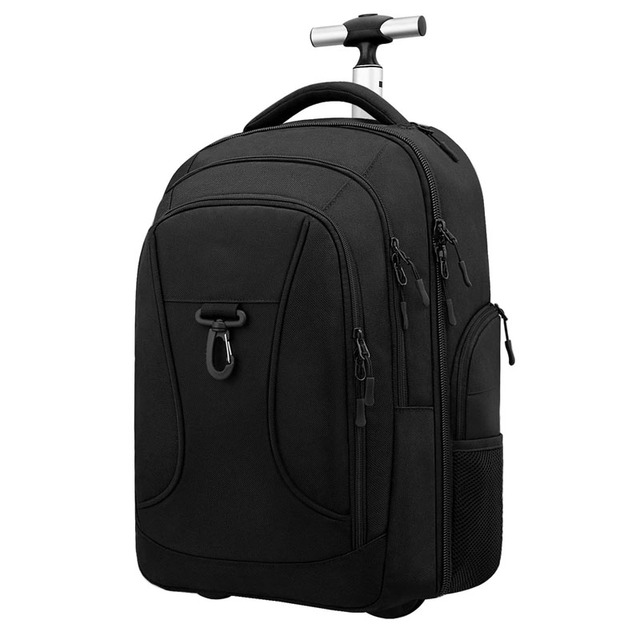 Wheeled Travel Business Computer Bags Rolling Rucksack Mens Mochilas Trolley Laptop Backpack Large Capacity Portable