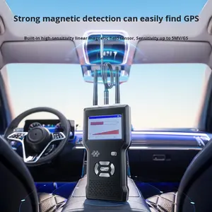 เครื่องตรวจจับป้องกันการสอดแนมอัจฉริยะแบบมืออาชีพเทคโนโลยีใหม่สัญญาณบรอดแบนด์การวิเคราะห์สัญญาณ RF + แม่เหล็ก + <span class=keywords><strong>WiFi</strong></span> การสแกนความเป็นส่วนตัวส่วนบุคคล - Product Image 1